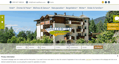 Desktop Screenshot of hotel-waldheim.com
